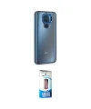 ieg™ Redmi Note 9 Kılıf Eksen Doku Prime - Siyah 5D Eko Cam Ekran Koruyucu