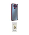 ieg™ Redmi Note 9 Kılıf Eksen Doku Prime - Siyah Mat Seramik Nano Ekran Koruyucu
