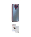 ieg™ Redmi Note 9 Kılıf Eksen Doku Prime - Siyah Seramik Nano Ekran Koruyucu