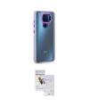 ieg™ Redmi Note 9 Kılıf Eksen Doku Prime - Siyah Seramik Nano Ekran Koruyucu