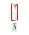 ieg™ Redmi Note 9 Kılıf Nova Asil Özel Seri - Şeffaf Pasifik Cam Ekran Koruyucu