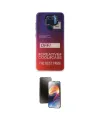 ieg™ Redmi Note 9 Kılıf Siluet Çizgi Koleksiyonu - Siyah 3D Antistatik Mat Seramik Nano Ekran Koruyucu