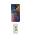 ieg™ Redmi Note 9 Kılıf Siluet Çizgi Koleksiyonu - Siyah Mat Seramik Nano Ekran Koruyucu