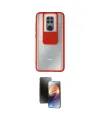 ieg™ Redmi Note 9 Kılıf Vadi Çizgi - Siyah 3D Antistatik Mat Seramik Nano Ekran Koruyucu