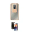 ieg™ Redmi Note 9 Kılıf Vadi Çizgi - Siyah 3D Antistatik Mat Seramik Nano Ekran Koruyucu