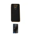 ieg™ Redmi Note 9 Kılıf Yankı Serisi - Siyah 3D Antistatik Hayalet Cam Ekran Koruyucu