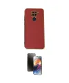 ieg™ Redmi Note 9 Kılıf Yankı Serisi - Siyah 3D Antistatik Mat Seramik Nano Ekran Koruyucu