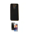 ieg™ Redmi Note 9 Kılıf Yankı Serisi - Siyah 3D Antistatik Mat Seramik Nano Ekran Koruyucu