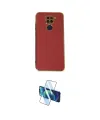 ieg™ Redmi Note 9 Kılıf Yankı Serisi - Siyah 3D Antistatik Seramik Nano Ekran Koruyucu