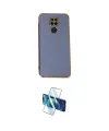 ieg™ Redmi Note 9 Kılıf Yankı Serisi - Siyah 3D Antistatik Seramik Nano Ekran Koruyucu