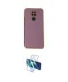 ieg™ Redmi Note 9 Kılıf Yankı Serisi - Siyah 3D Antistatik Seramik Nano Ekran Koruyucu