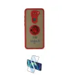 ieg™ Redmi Note 9 Kılıf Yörünge Çizgi - Siyah 3D Antistatik Seramik Nano Ekran Koruyucu
