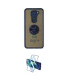 ieg™ Redmi Note 9 Kılıf Yörünge Çizgi - Siyah 3D Antistatik Seramik Nano Ekran Koruyucu