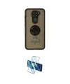ieg™ Redmi Note 9 Kılıf Yörünge Çizgi - Siyah 3D Antistatik Seramik Nano Ekran Koruyucu
