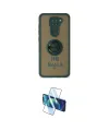 ieg™ Redmi Note 9 Kılıf Yörünge Çizgi - Siyah 3D Antistatik Seramik Nano Ekran Koruyucu