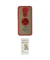 ieg™ Redmi Note 9 Kılıf Yörünge Çizgi - Siyah Mat Seramik Nano Ekran Koruyucu