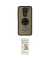 ieg™ Redmi Note 9 Kılıf Yörünge Çizgi - Siyah Mat Seramik Nano Ekran Koruyucu