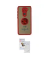 ieg™ Redmi Note 9 Kılıf Yörünge Çizgi - Siyah Seramik Nano Ekran Koruyucu
