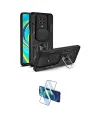 ieg™ Redmi Note 9 Pro Kılıf Ahenk Klasik - Siyah 3D Antistatik Cam Ekran Koruyucu