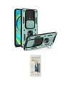 ieg™ Redmi Note 9 Pro Kılıf Ahenk Klasik - Siyah 6D Mat Seramik Hayalet Nano Ekran Koruyucu