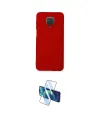 ieg™ Redmi Note 9 Pro Kılıf Ahenk Serisi - Siyah 3D Antistatik Cam Ekran Koruyucu