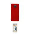 ieg™ Redmi Note 9 Pro Kılıf Ahenk Serisi - Siyah 6D Mat Seramik Hayalet Nano Ekran Koruyucu