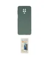 ieg™ Redmi Note 9 Pro Kılıf Ahenk Serisi - Siyah 6D Mat Seramik Hayalet Nano Ekran Koruyucu