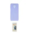 ieg™ Redmi Note 9 Pro Kılıf Ahenk Serisi - Siyah 6D Mat Seramik Hayalet Nano Ekran Koruyucu