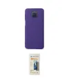 ieg™ Redmi Note 9 Pro Kılıf Ahenk Serisi - Siyah 6D Mat Seramik Hayalet Nano Ekran Koruyucu