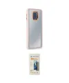 ieg™ Redmi Note 9 Pro Kılıf Eksen Doku Prime - Siyah 6D Mat Seramik Hayalet Nano Ekran Koruyucu