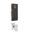 ieg™ Redmi Note 9 Pro Kılıf Yankı Serisi - Siyah Seramik Nano Ekran Koruyucu