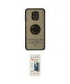 ieg™ Redmi Note 9 Pro Kılıf Yörünge Çizgi - Siyah 6D Mat Seramik Hayalet Nano Ekran Koruyucu