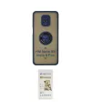 ieg™ Redmi Note 9 Pro Kılıf Yörünge Çizgi - Siyah Mat Seramik Nano Ekran Koruyucu