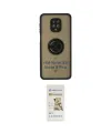ieg™ Redmi Note 9 Pro Kılıf Yörünge Çizgi - Siyah Mat Seramik Nano Ekran Koruyucu