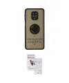 ieg™ Redmi Note 9 Pro Kılıf Yörünge Çizgi - Siyah Seramik Nano Ekran Koruyucu