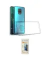 ieg™ Redmi Note 9 Pro Kılıf Zirve Doku - Siyah 6D Mat Seramik Hayalet Nano Ekran Koruyucu