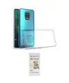 ieg™ Redmi Note 9 Pro Kılıf Zirve Doku - Siyah Mat Seramik Nano Ekran Koruyucu