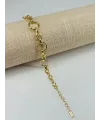 IEG - Renk  Pirinç Cm Bileklik 17+4 Cm  - Kbl0555