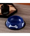 Renkli Kemik Desenli Metal Mama Kabı