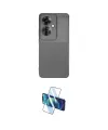 ieg™ Reno 11F Kılıf Eksen Form Prime - Siyah 3D Antistatik Cam Ekran Koruyucu