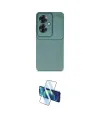 ieg™ Reno 11F Kılıf Eksen Form Prime - Siyah 3D Antistatik Cam Ekran Koruyucu