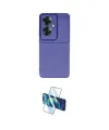 ieg™ Reno 11F Kılıf Eksen Form Prime - Siyah 3D Antistatik Cam Ekran Koruyucu
