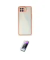 ieg™ Reno 4 Lite Kılıf Ahenk Çizgi Serisi - Şeffaf Pasifik Cam Ekran Koruyucu