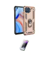 ieg™ Reno 4 Lite Kılıf Ahenk Klasik Koleksiyonu - Şeffaf Pasifik Cam Ekran Koruyucu