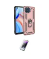 ieg™ Reno 4 Lite Kılıf Ahenk Klasik Koleksiyonu - Şeffaf Pasifik Cam Ekran Koruyucu