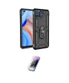 ieg™ Reno 4 Lite Kılıf Ahenk Klasik Koleksiyonu - Şeffaf Pasifik Cam Ekran Koruyucu