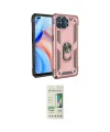ieg™ Reno 4 Lite Kılıf Ahenk Klasik Koleksiyonu - Siyah 20D Premium Cam Ekran Koruyucu