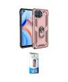ieg™ Reno 4 Lite Kılıf Ahenk Klasik Koleksiyonu - Siyah 5D Eko Cam Ekran Koruyucu