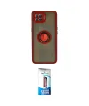 ieg™ Reno 4 Lite Kılıf Yörünge Çizgi - Siyah 5D Eko Cam Ekran Koruyucu