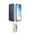ieg™ Reno 5 Kılıf Eksen Form Prime - Siyah 20D Premium Cam Ekran Koruyucu